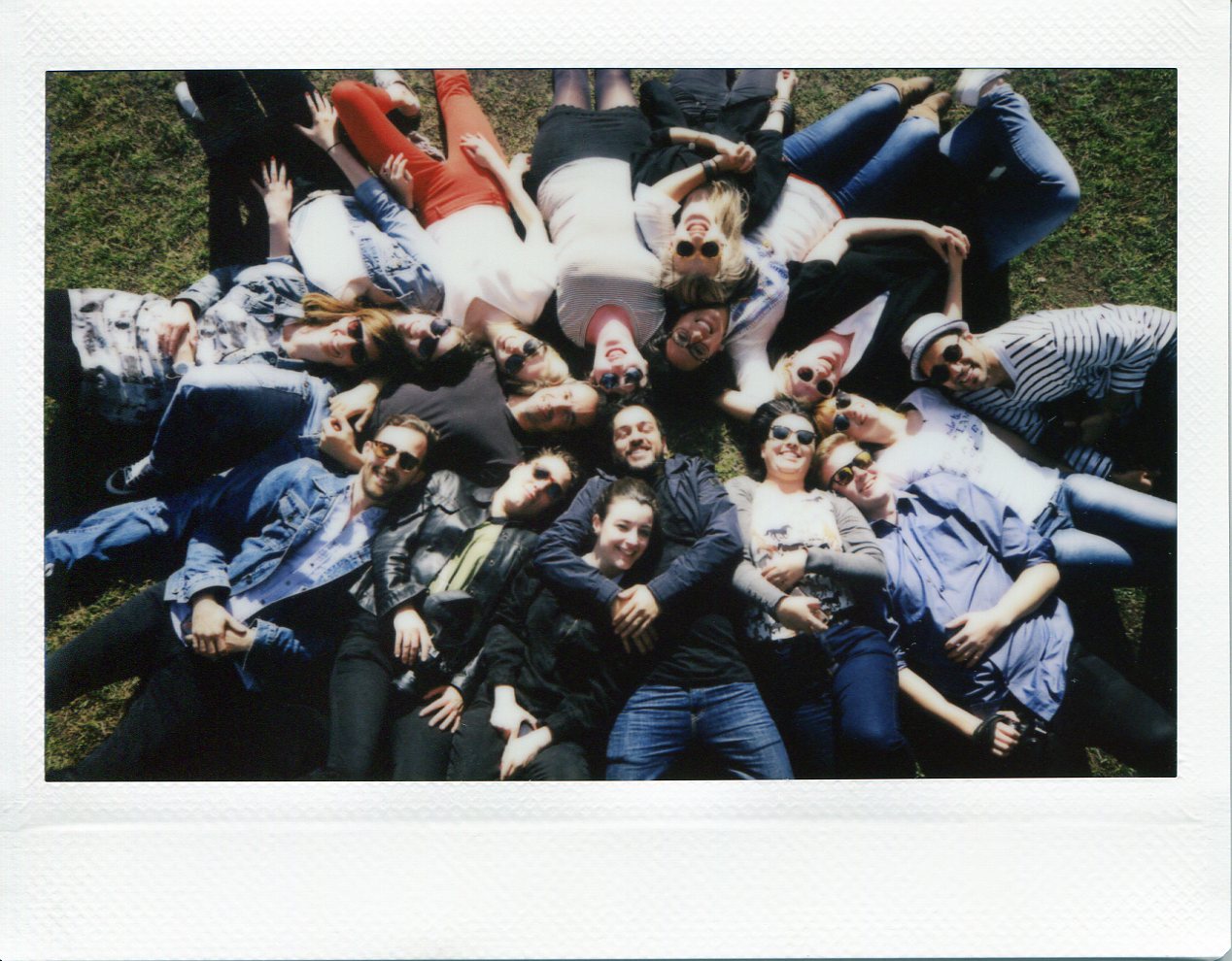  Group photo at Fairmont. Captured on polaroid by Mankica 